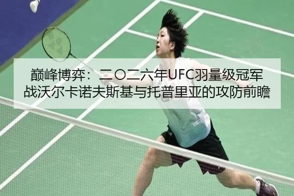 巅峰博弈：二〇二六年UFC羽量级冠军战沃尔卡诺夫斯基与托普里亚的攻防前瞻
